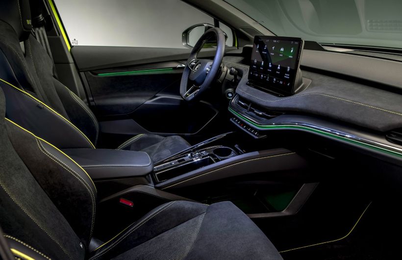 skoda, enyaq, enyaq coupe, vrs, interior